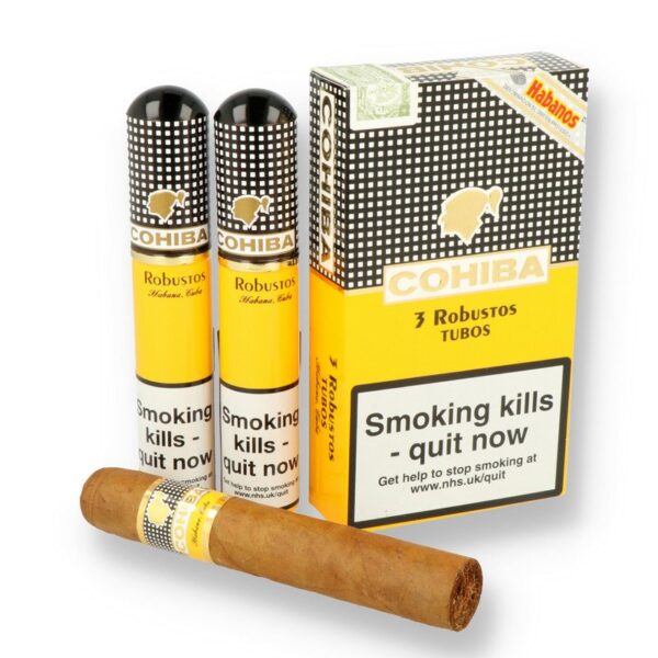 Cohiba Robustos Tubos _ box of 3 - Image 2